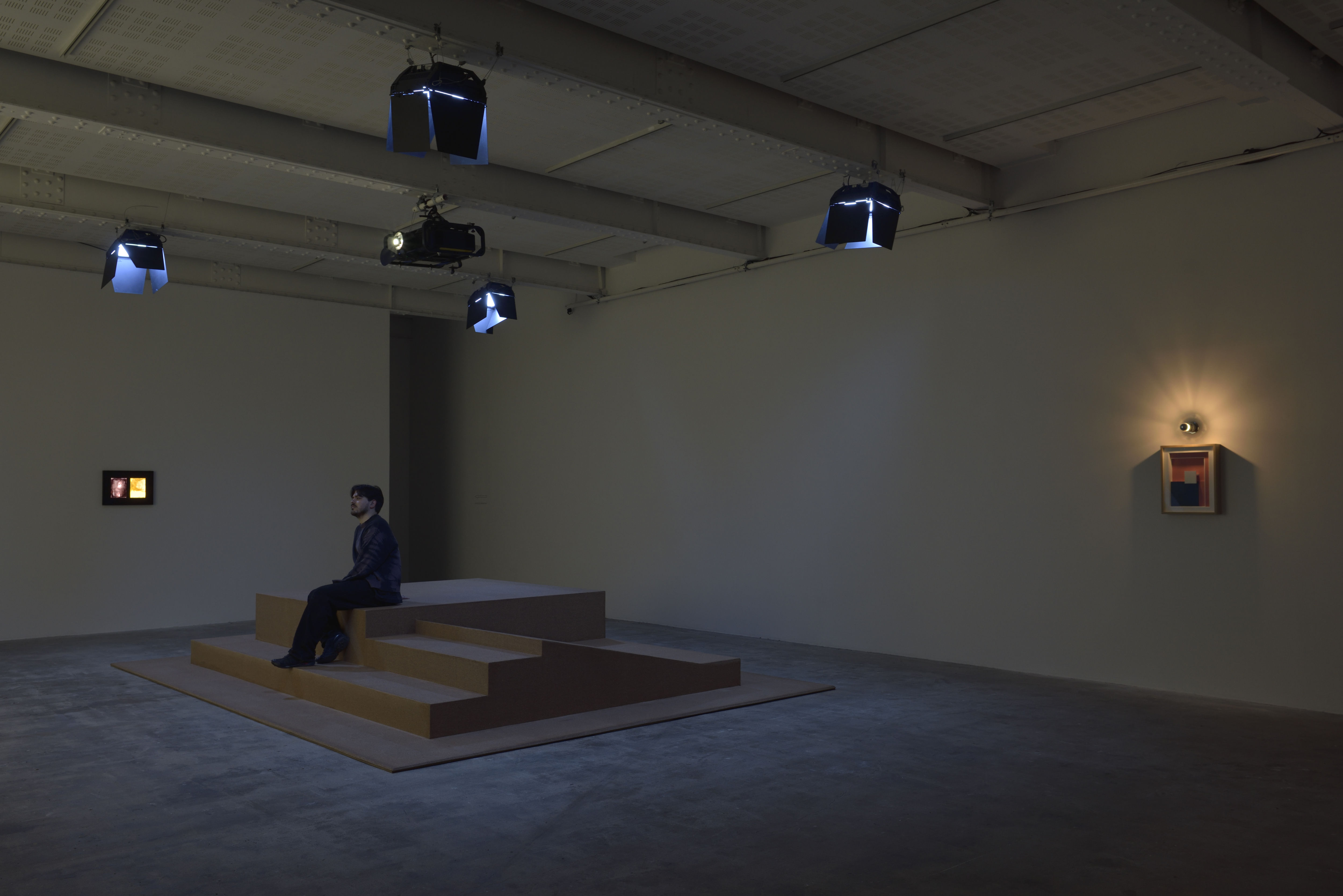 installation view of Gerard & Kelly: Bardo at Marian Goodman Gallery Paris 