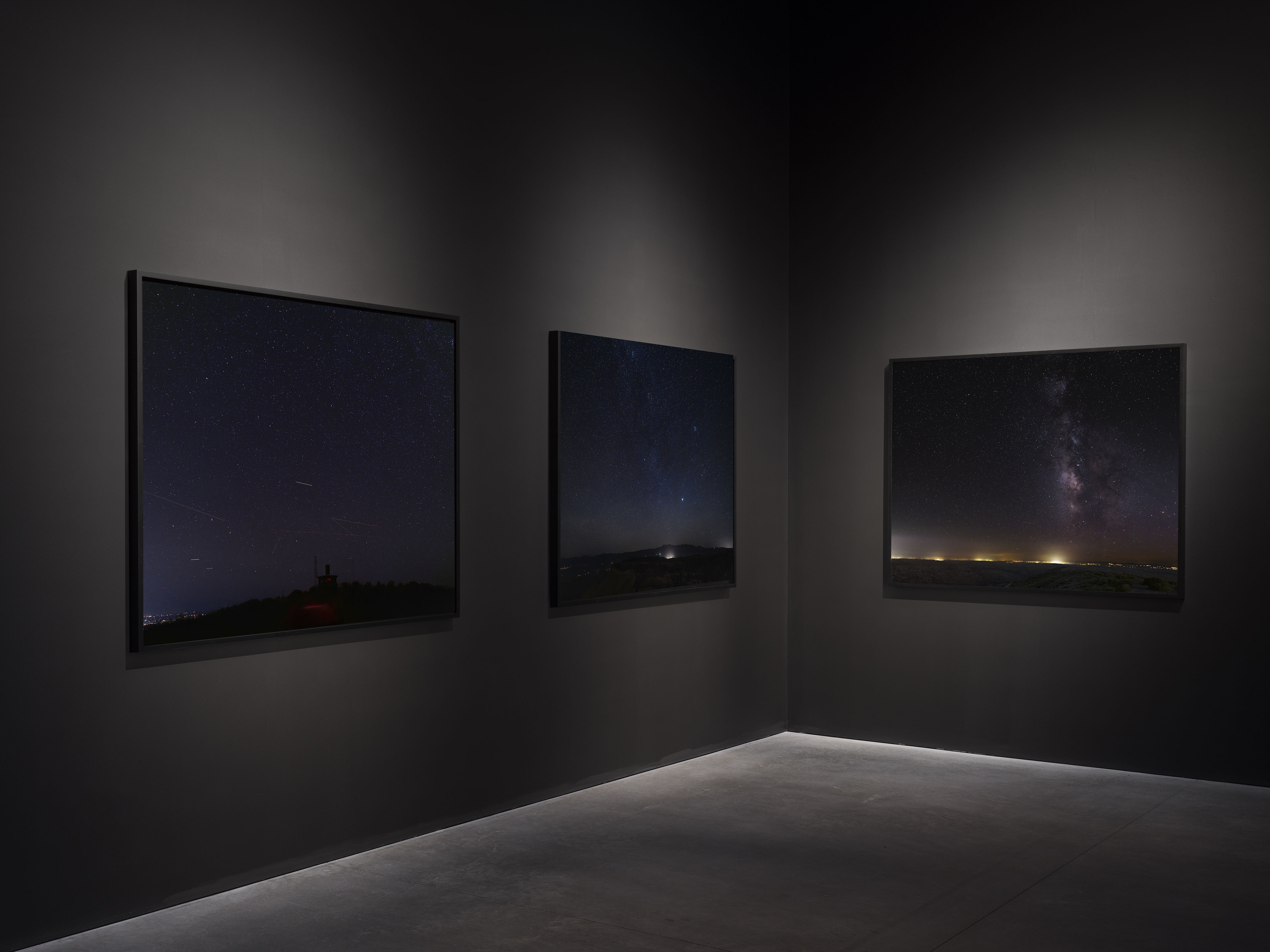 installation view of An-My Lê: Dark Star/Grey Wolf at Marian Goodman Gallery New York