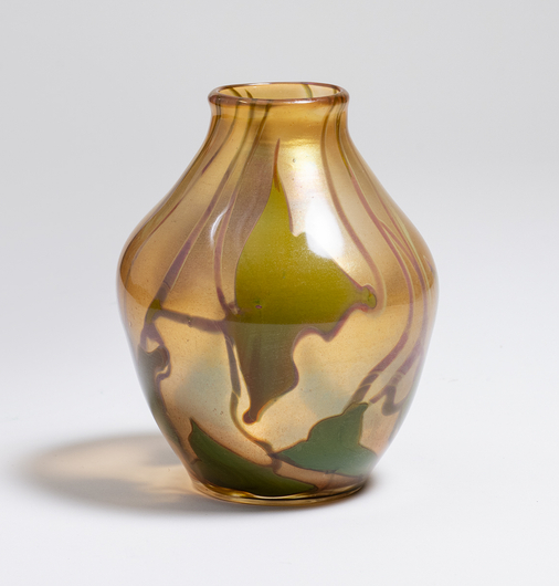 Favrile Glass Paperweight Vase