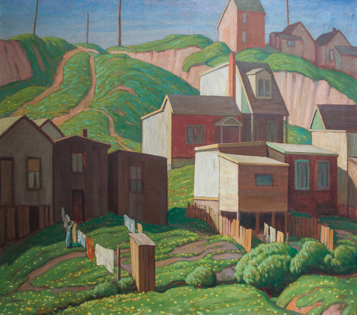 Spring on the Outskirts, 1922 is one of fifteen Harris works that will be on view at the Alan Klinkhoff Gallery from April 1.