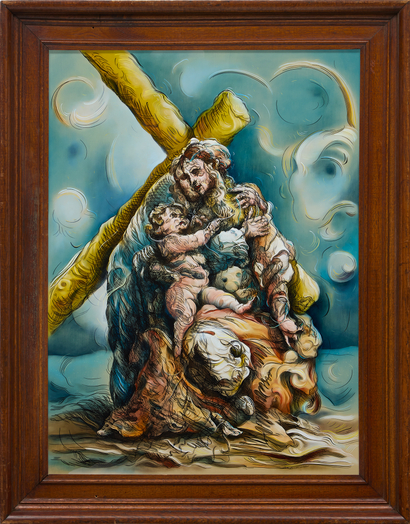 Glenn Brown, This Frail Device, 2025