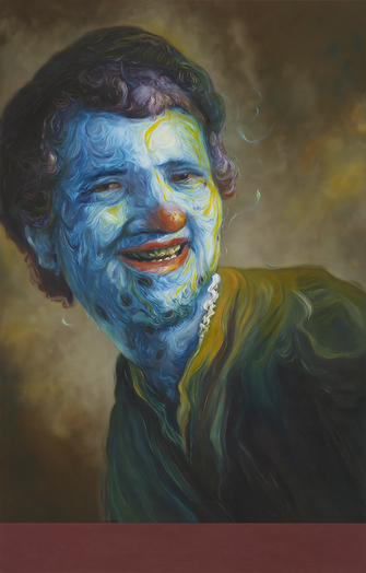 Glenn Brown, They Slipped the Surly Bonds of Earth and Touched the Face of God, 2017