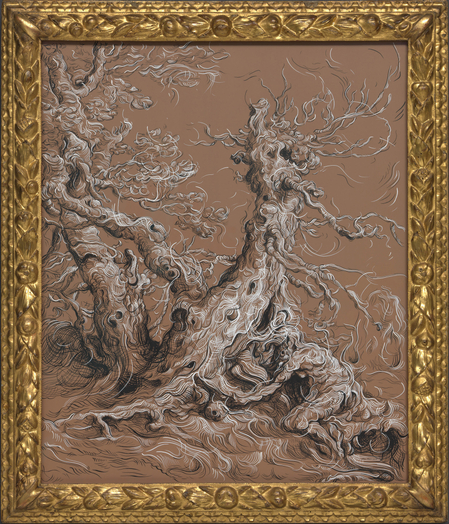 Glenn Brown, Stimulate the Beaded Hamster, 2017