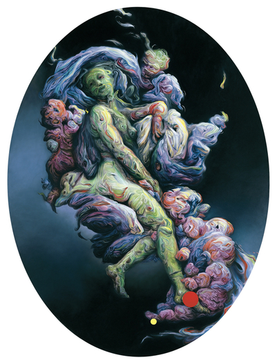 Glenn Brown, God Speed to a Great Astronaut, 2007