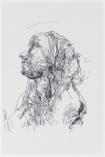 Glenn Brown, Drawing 34 (after Batoni/Batoni), 2014