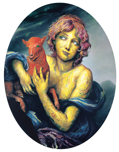 Glenn Brown, Wild Horses, 2007