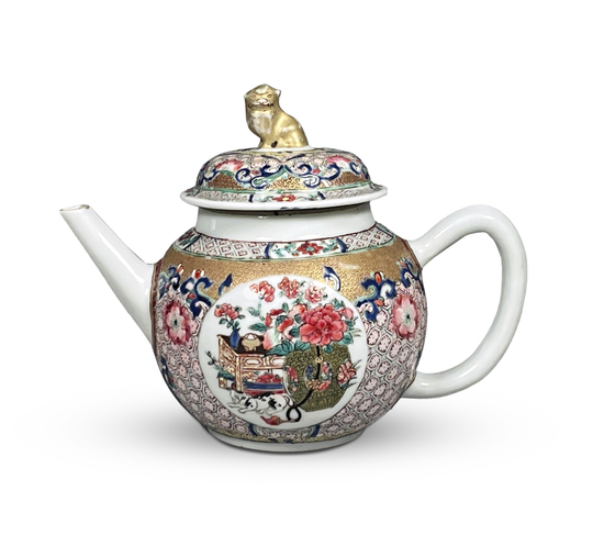 Chinese Famille Rose Porcelain Teapot
