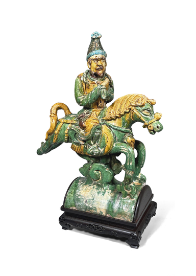 Chinese Sancai Glazed Rooftile