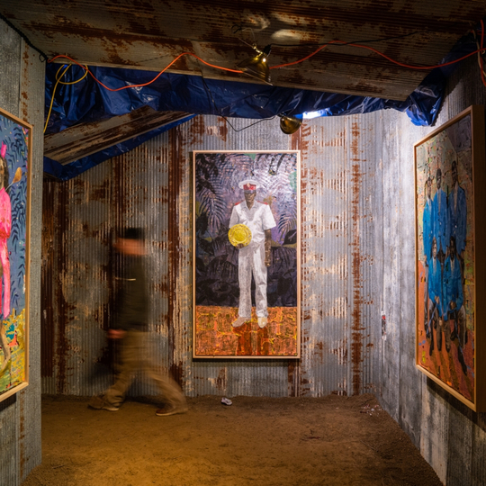 Derek Fordjour Considers the Precariousness of Shelter