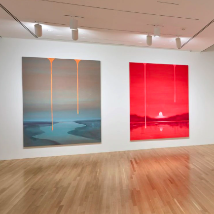 The pieces fit perfectly at the DMA’s new Wanda Koop exhibition