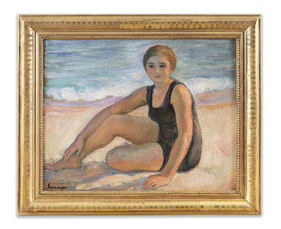 Henri Lebasque (1865-1937), Le maillot noir, circa 1923