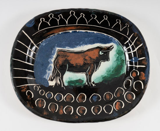 Pablo Picasso (1881-1973), Taureau dans l'arène (A.R. 80), 1948