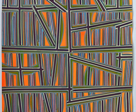 Elyce Abrams, Orange Drawing, 2024