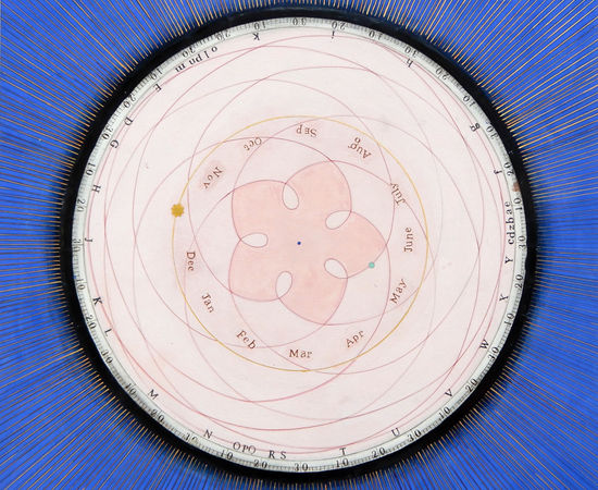 Desmond Lazaro, The Venus Pentagram, After Giovanni Domenico Cassini 1771 & James Ferguson 1799, 2020-2021