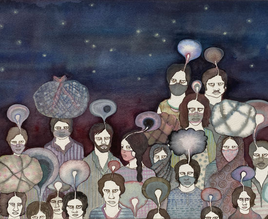 Dhruvi Acharya, Painting in the Time of Corona, 2 April 2020, lockdown day 9, 2020