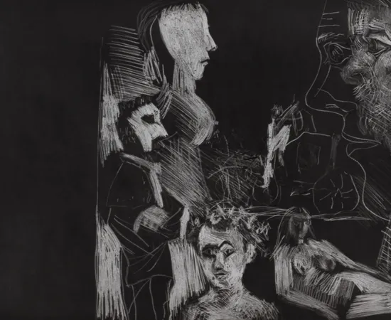 Pablo Picasso, Sans Titre, 1968