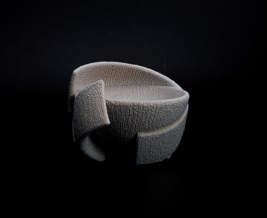 Matsutani Fumio 松谷文生, No.2 Kō Kei (White) Sake cup, 2025