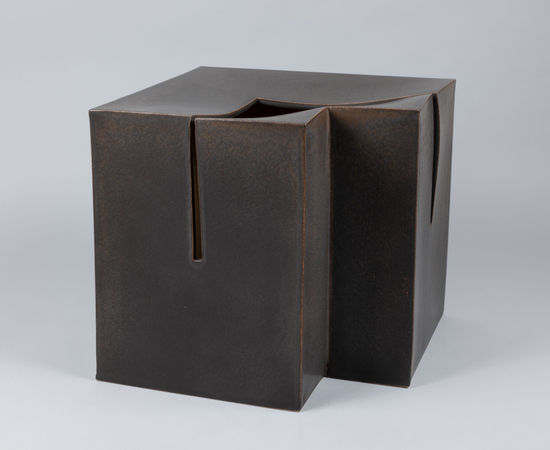 Kiyomizu Rokubei VIII 八代 清水六兵衛, Sculpture Cube, 1987