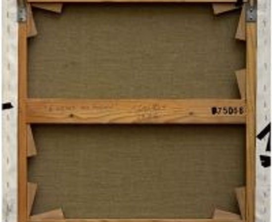 PHILIPPE GRONON, Verso n°42, 6 lignes au hasard, par François Morellet, collection du Musée des beaux-arts de Nantes, 2010