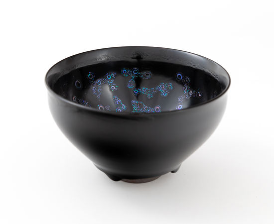 Hideyuki Fujisawa, 曜変天杢（真黒）, Yōhen Tenmoku Tea Bowl, Deep Black