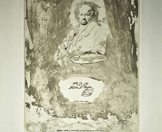 Joan Barbarà, Retrato de Francisco de Goya, 1996