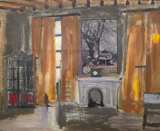 Joan Barbarà, Interior de la casa de Joan Barbarà de la Calle Zaragoza en Barcelona, 1969