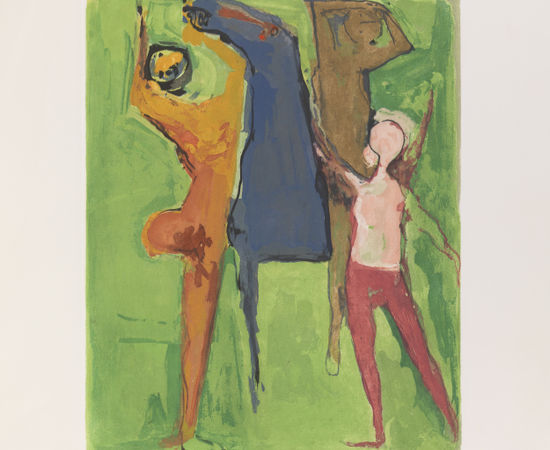 Marino Marini, Marino from Shakespeare I Plate VII, 1977