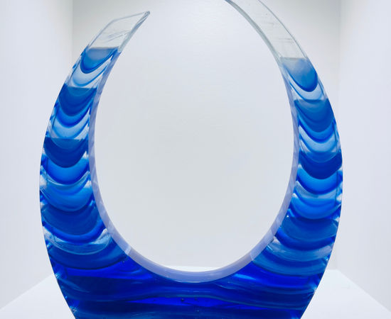 Anne Sorensen, Blue Flow Series (Lyre), 2024