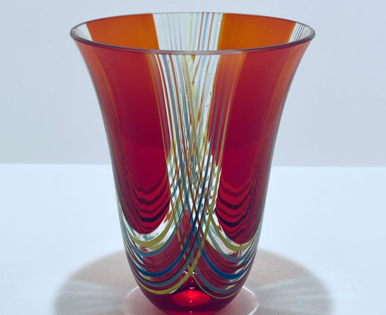 Anne Sorensen, Twistie bowl (red), 2024