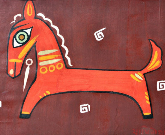 Jamini Roy, Untitled (Horse)