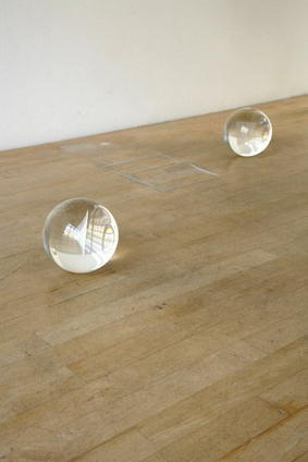 A sheet of paper on which I was about to draw, as it slipped from my table and fell to the floor, 2008