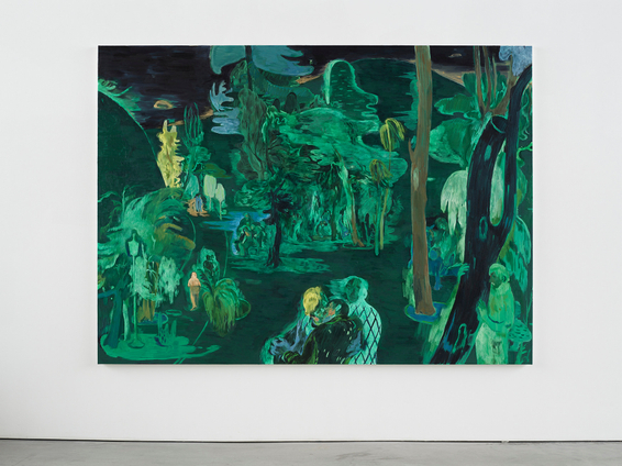 Salman Toor, Night Grove, 2024