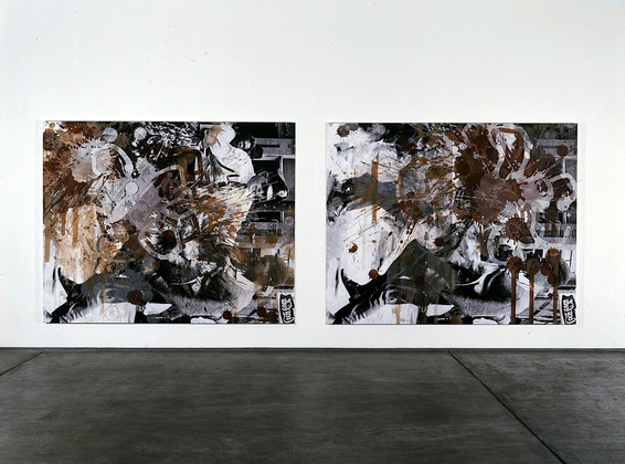 Kelley Walker, Black Star Press: Black Press, Black Star (Rotated At 90 Degrees Clockwise), 2006