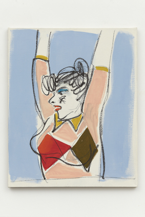 Ella Kruglyanskaya, Raised Arms, Argyle, 2018