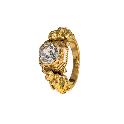 Renaissance Revival Ring with Diamond, Louis Wièse, Paris, c. 1900