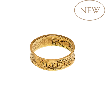 Tudor posy ring, 'BERE FAITHE TO THE FAITHFUL'