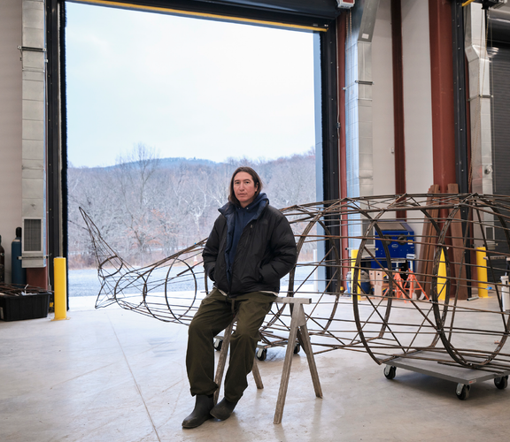 Saif Azzuz at Storm King Art Center