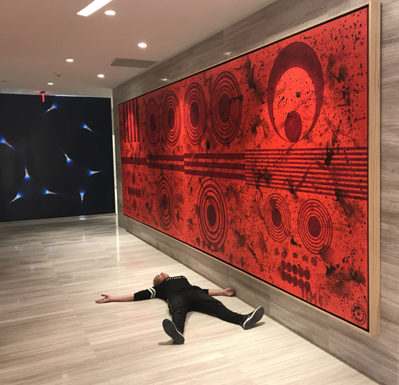 REDWORLD Lobby Art Painting at Miami World Center