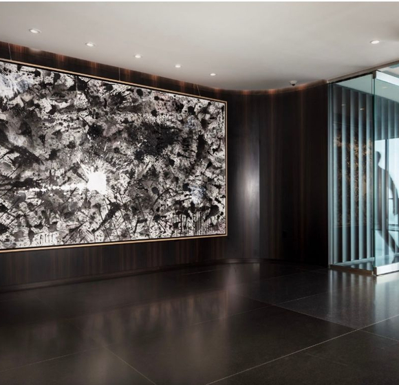 J, Steven Manolis' Black & White 2017 chosen for Zaha Hadid' Sky Lounge