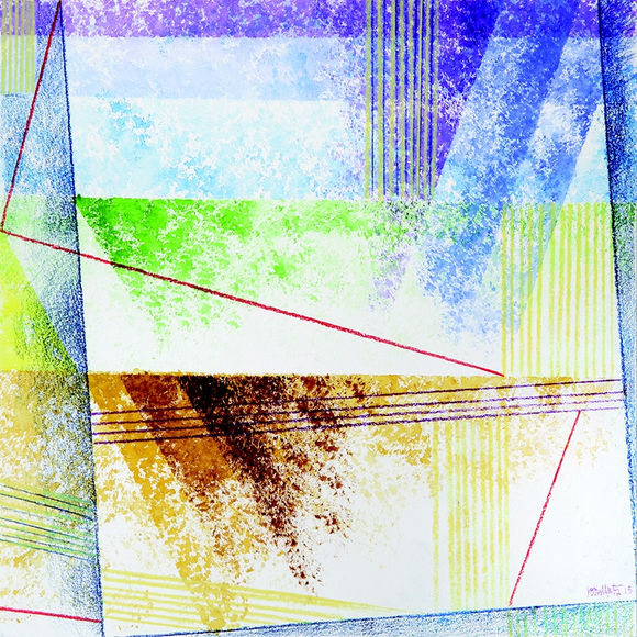 Kamal Boullata, Addolcendo 9, 2015