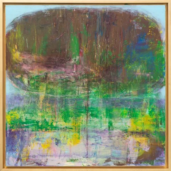 Ebtisam Al Saffar Tree, 2024 Acrylic on canvas 100 x 100 cm