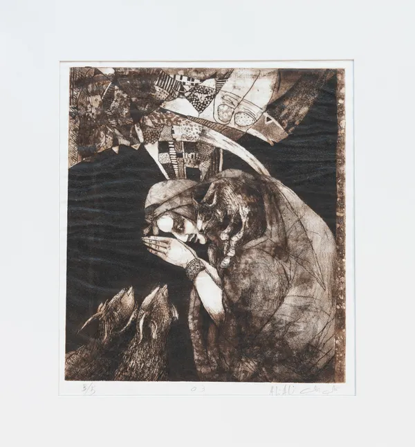 Ali Ali Untitled , 2003 Etching on paper 51 x 35 cm 3 of 5