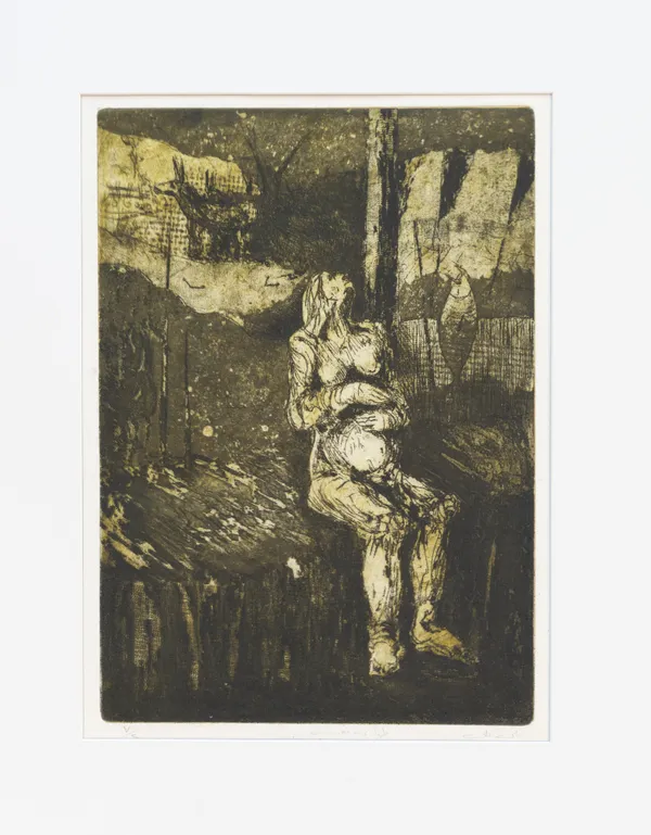 Ali Ali Untitled , 2001 Etching on paper 36 x 27 cm 2 of 7