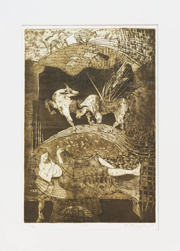 Ali Ali Untitled , 2001 Etching on paper 51 x 34 cm 3 of 10