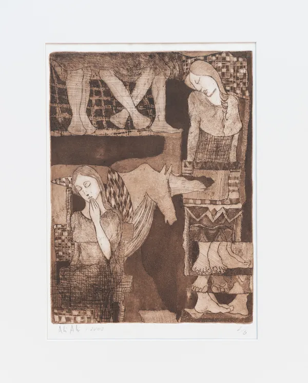 Ali Ali Untitled , 2000 Etching on paper 26 x 25 cm 2 of 6