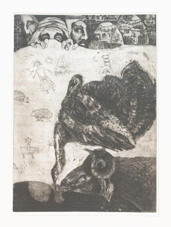 Ali Ali Untitled, 2003 Etching on paper 70 x 50 cm 1 of 5