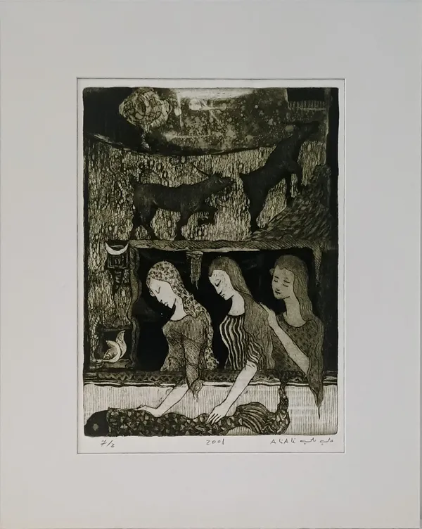 Ali Ali Untitled , 2001 Etching on paper 35 x 25 cm 2 of 7