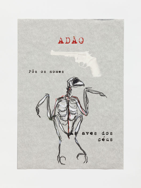 Rosana Paulino, Adão nomeando os animais, 2023