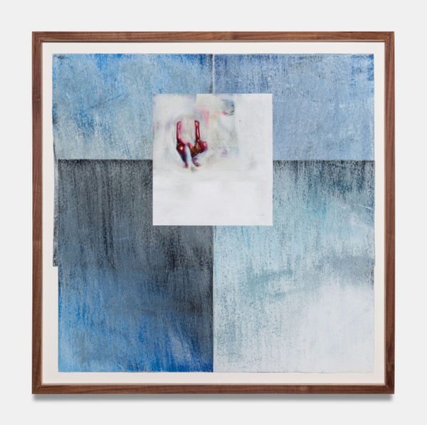 Julien Creuzet, Nos diables rouges, nos dérives commotions, Sa zyé pa wè tchè pa fè mal. (oubli et chemin bleu assis), 2025