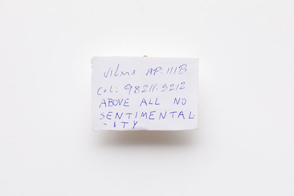 Adriano Costa, Above all no sentimentality, 2023